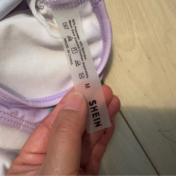 NWOT Dinosaur Lavender Bikini Top - Picture 3 of 4